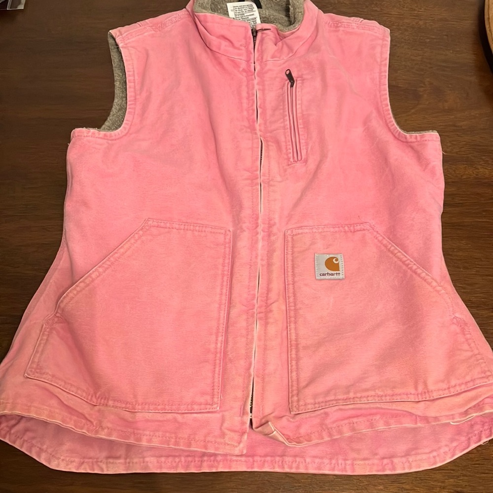 Women’s Carhartt Sherpa Mock Neck Vest, size Small